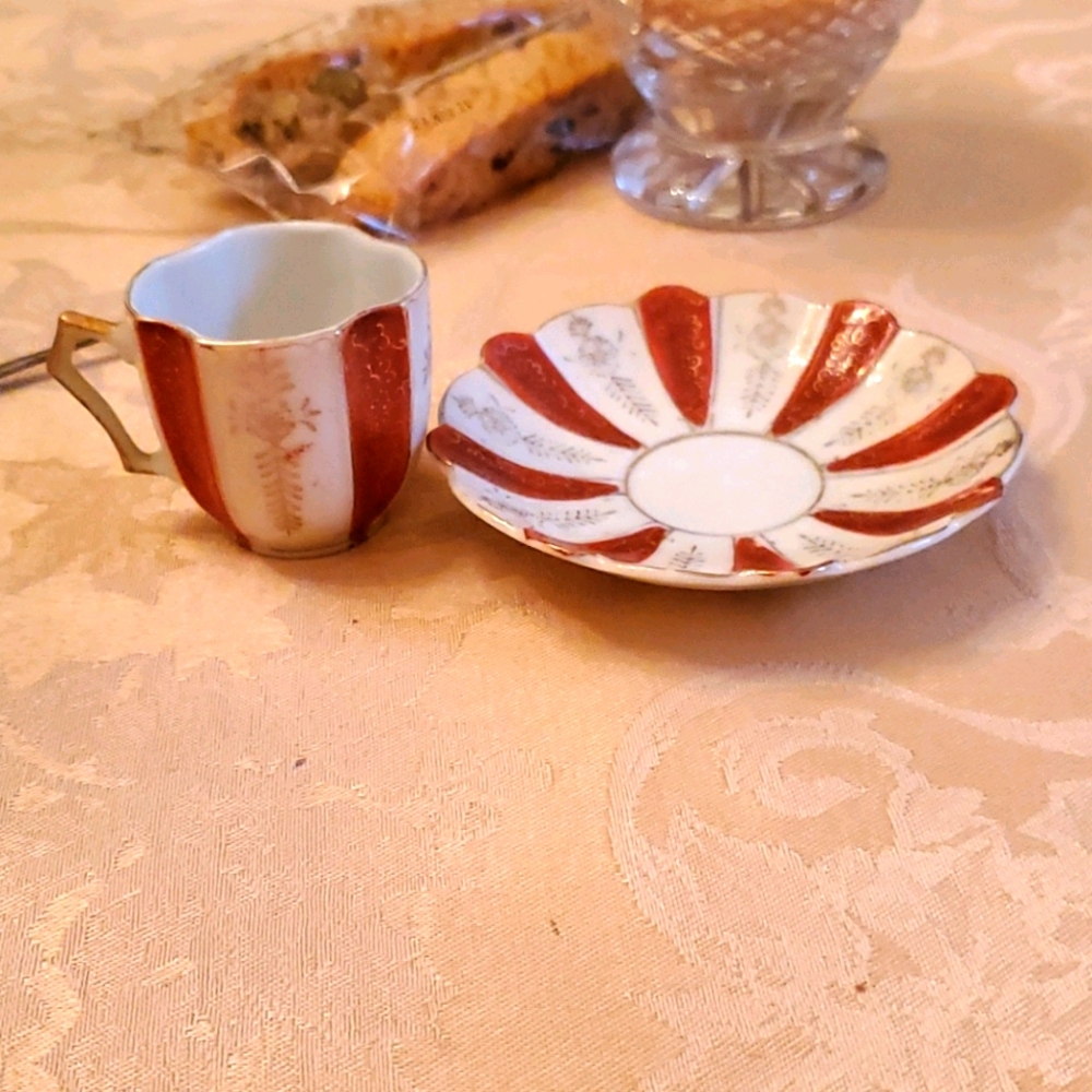 Japan vintage espresso porcelain set - Picture 3 of 8